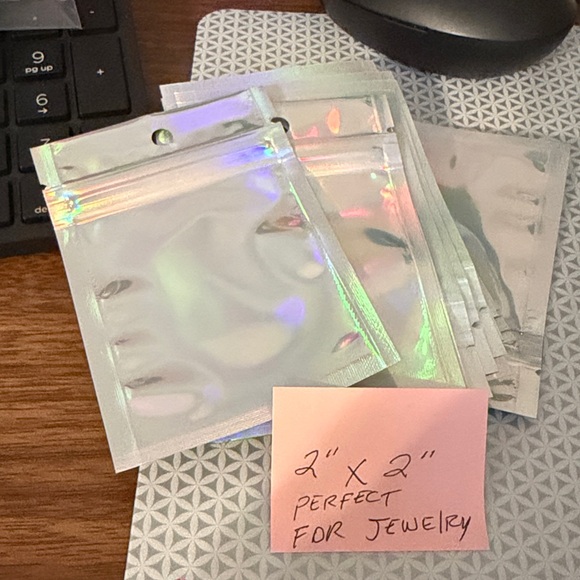 Other - Holographic Jewelry Bags